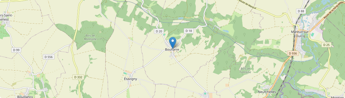 Boullarre - Carte
