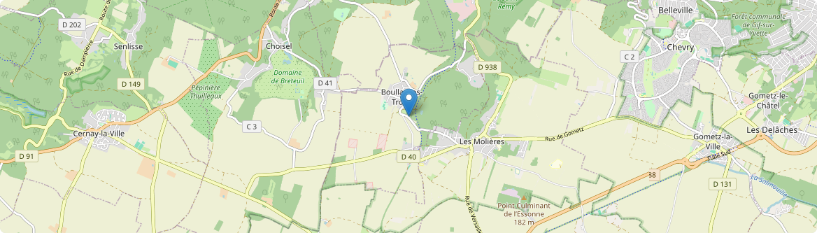 Boullay-les-Troux - Carte