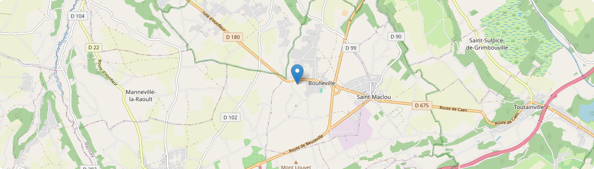 Boulleville - Carte
