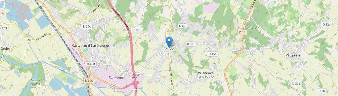 Bouloc - Carte