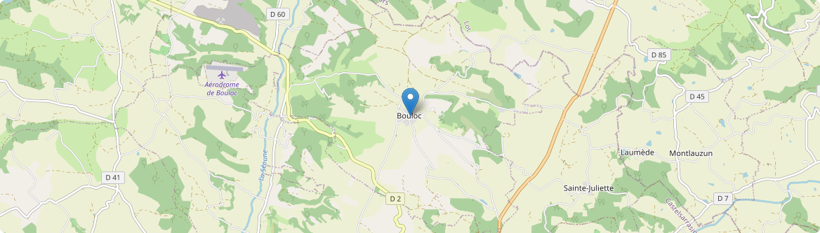 Bouloc-en-Quercy - Carte