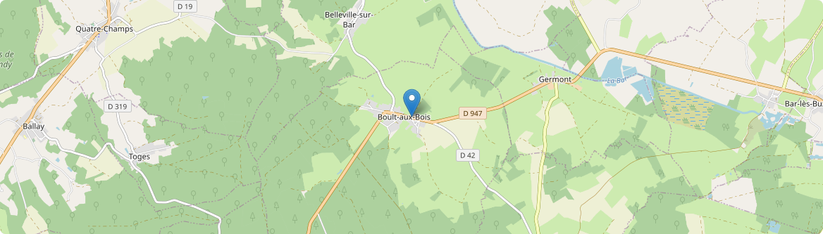Boult-aux-Bois - Carte