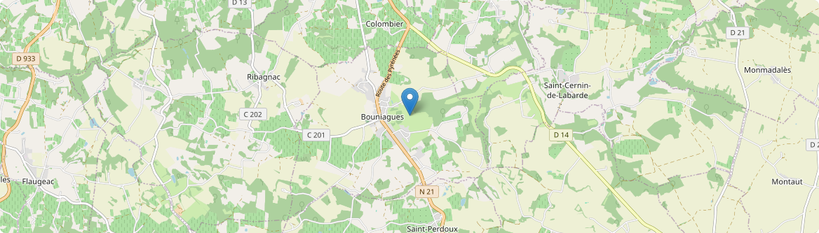 Bouniagues - Carte