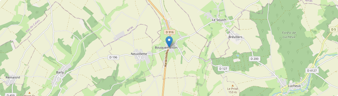 Bouquemaison - Carte