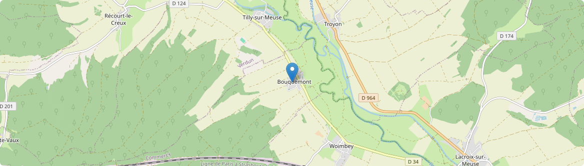 Bouquemont - Carte