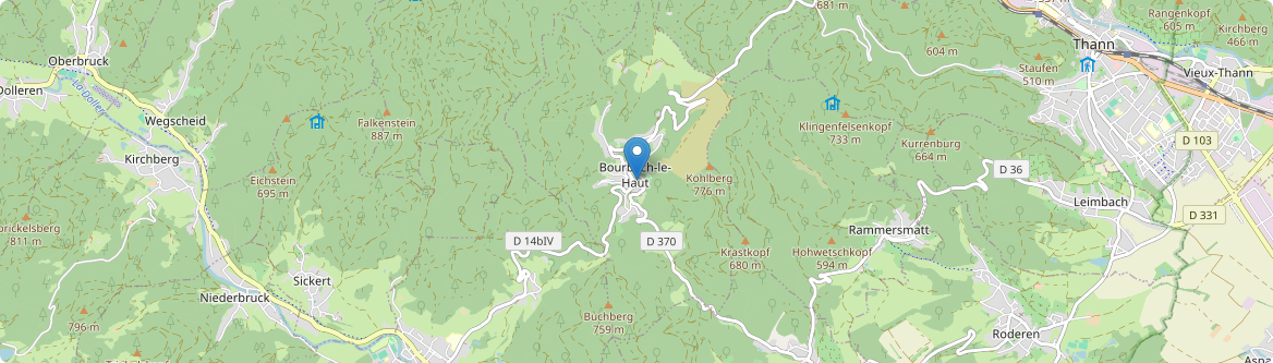 Bourbach-le-Haut - Carte