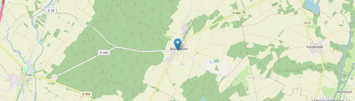 Bourberain - Carte