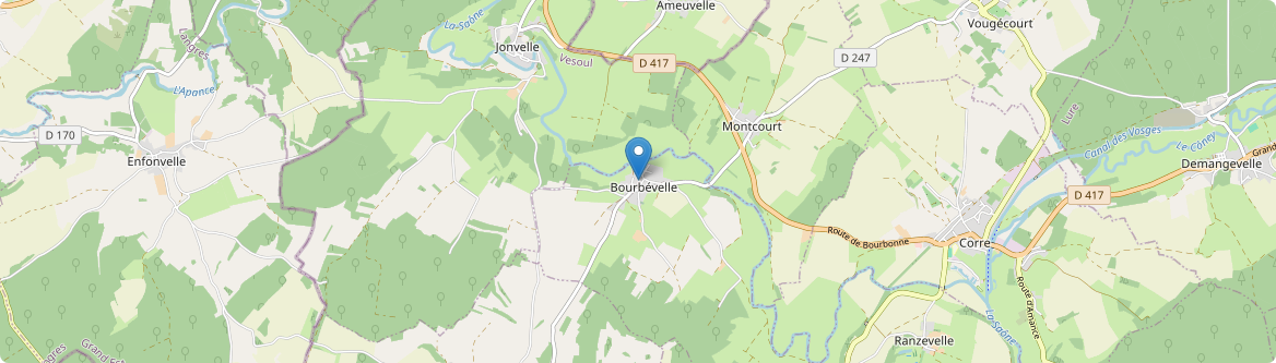 Bourbévelle - Carte