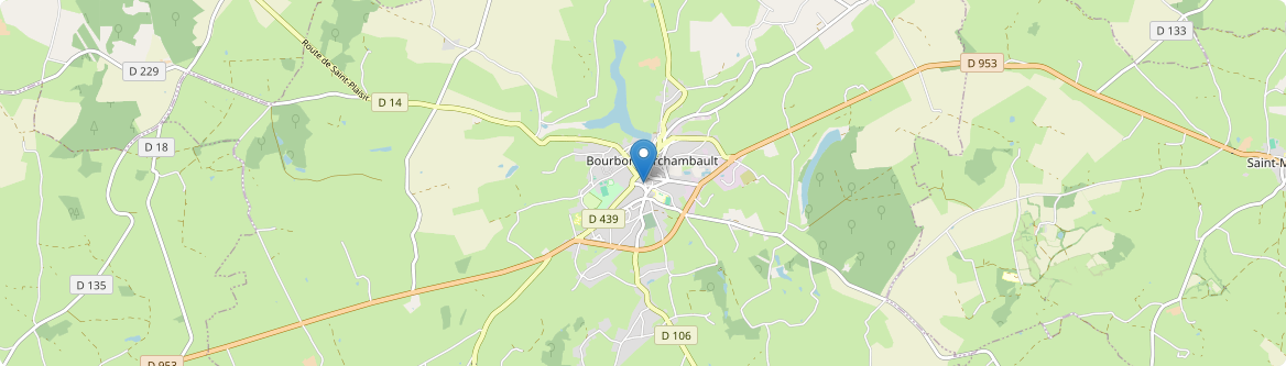 Bourbon-l'Archambault - Carte