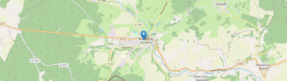 Bourbonne-les-Bains - Carte