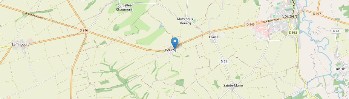 Bourcq - Carte