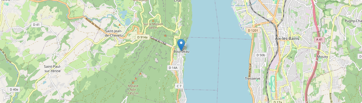 Bourdeau - Carte