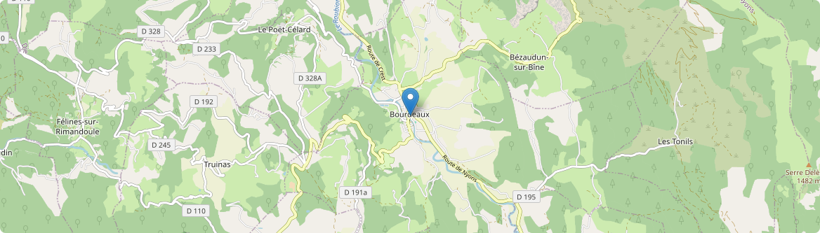 Bourdeaux - Carte