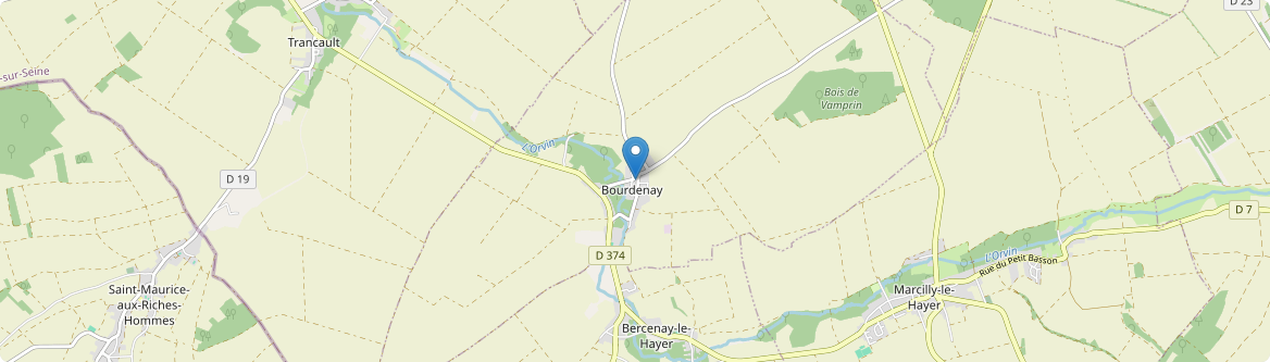 Bourdenay - Carte