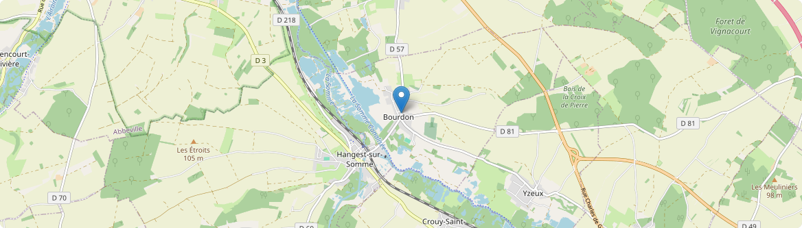 Bourdon - Carte