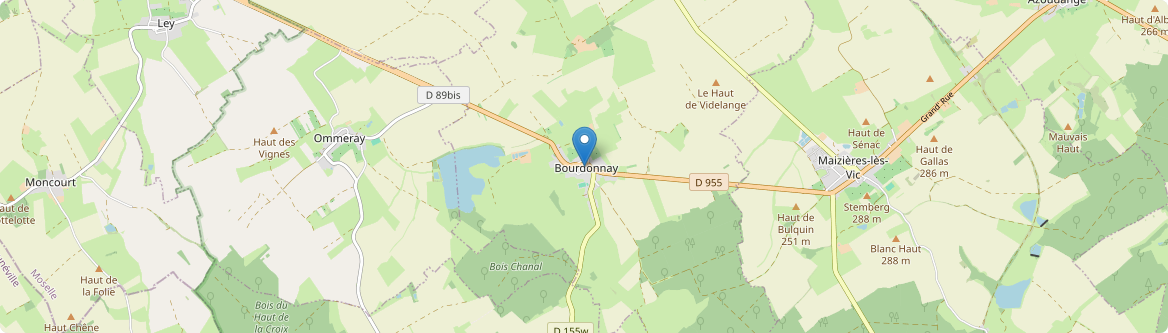 Bourdonnay - Carte
