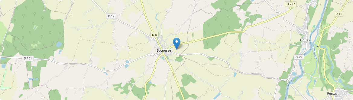 Bouresse - Carte