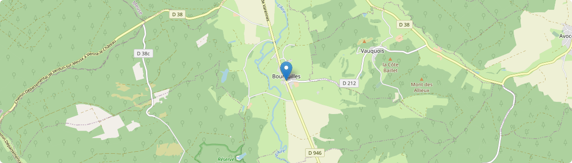 Boureuilles - Carte