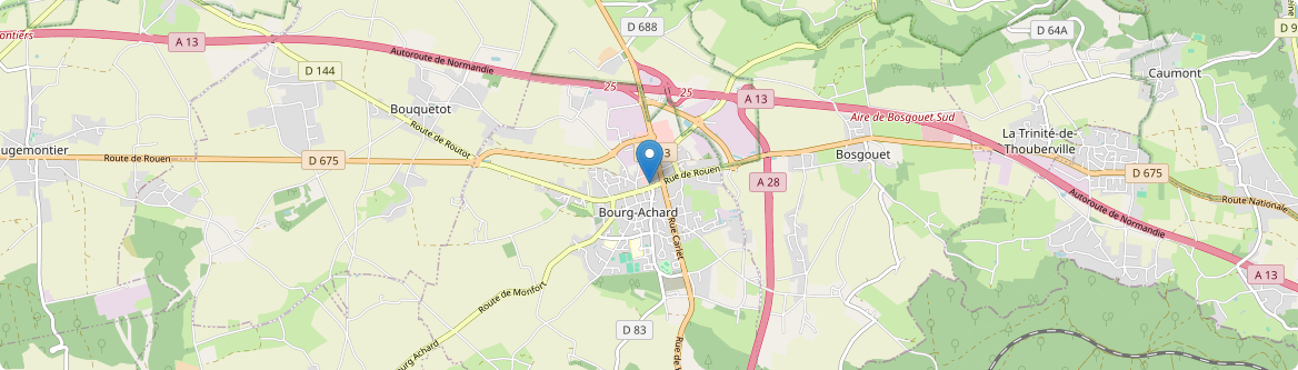 Bourg-Achard - Carte