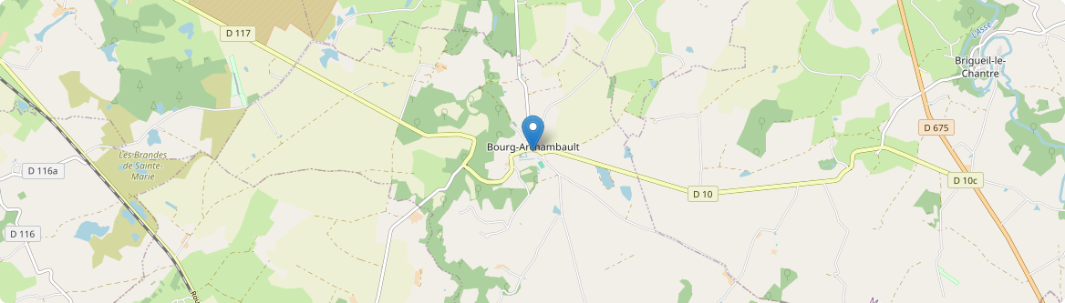 Bourg-Archambault - Carte