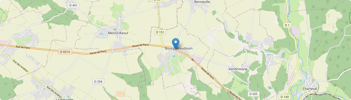 Bourg-Beaudouin - Carte