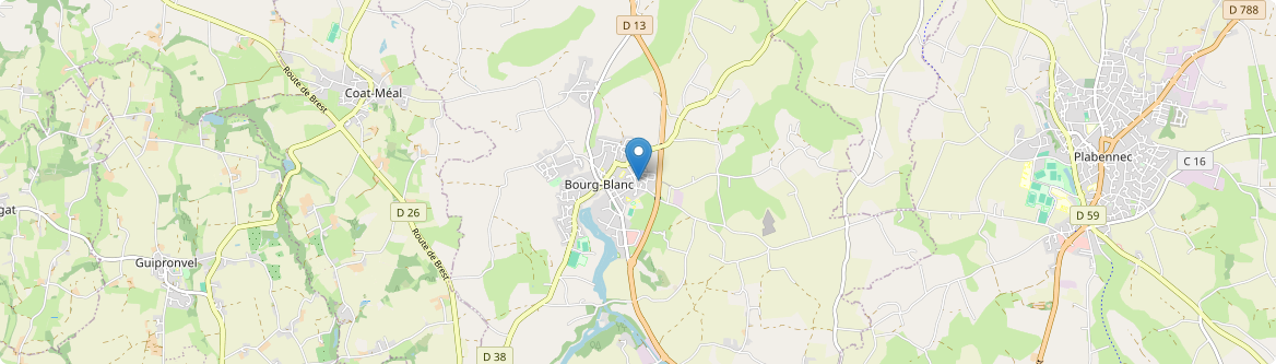 Bourg-Blanc - Carte