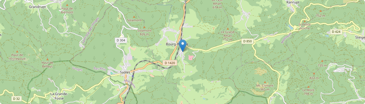 Bourg-Bruche - Carte