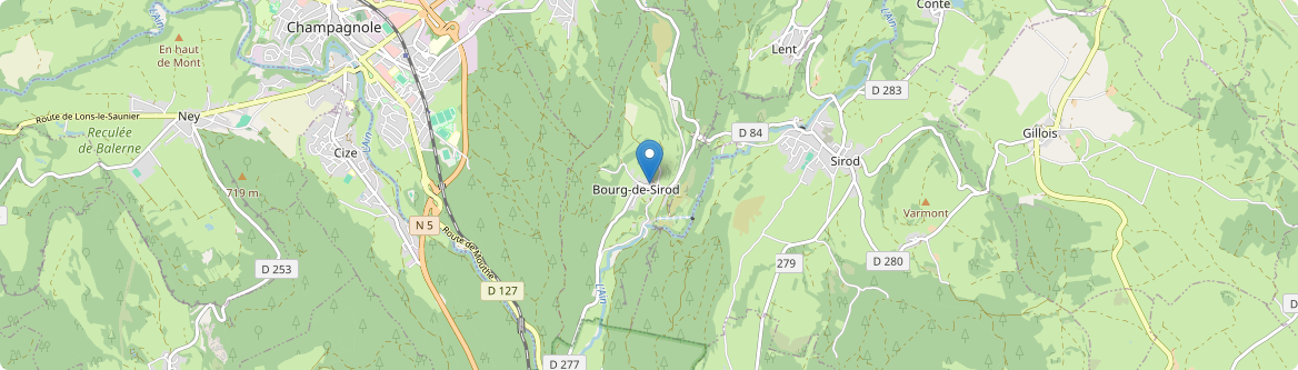 Bourg-de-Sirod - Carte