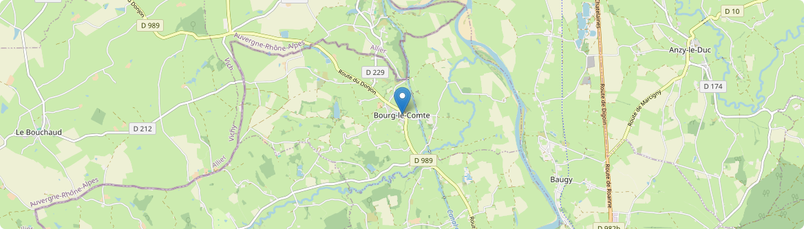 Bourg-le-Comte - Carte