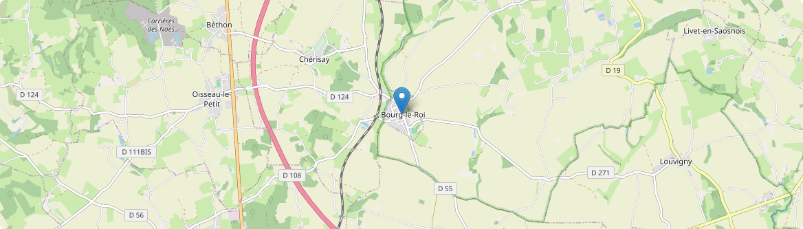 Bourg-le-Roi - Carte