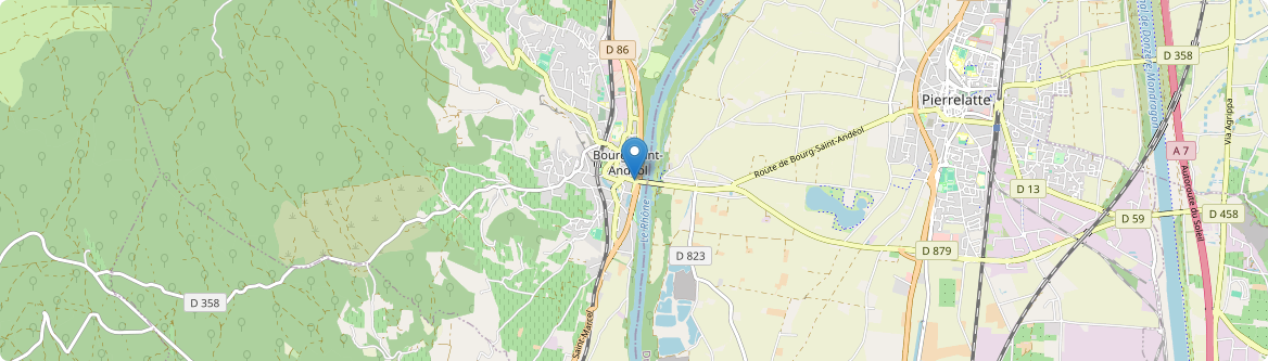 Bourg-Saint-Andéol - Carte