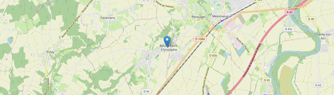 Bourg-Saint-Christophe - Carte