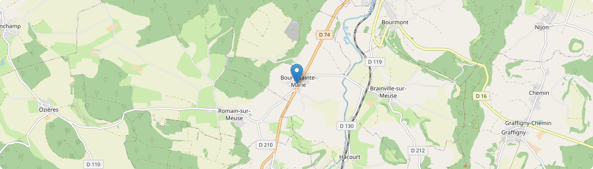 Bourg-Sainte-Marie - Carte