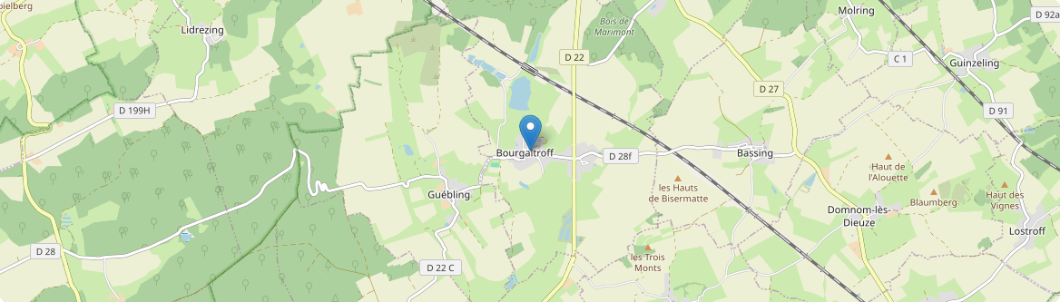 Bourgaltroff - Carte