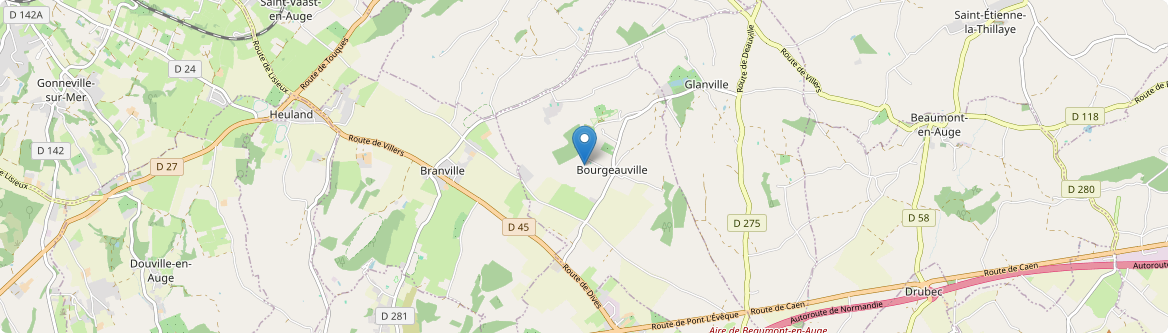 Bourgeauville - Carte