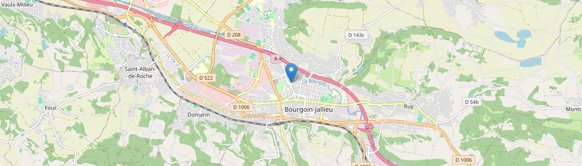Bourgoin-Jallieu - Carte