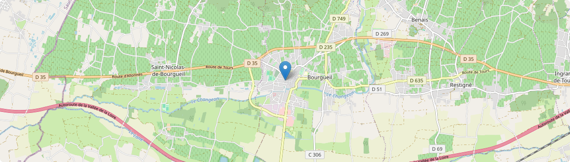 Bourgueil - Carte