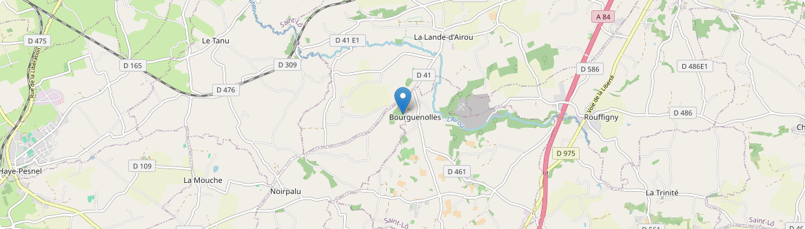 Bourguenolles - Carte