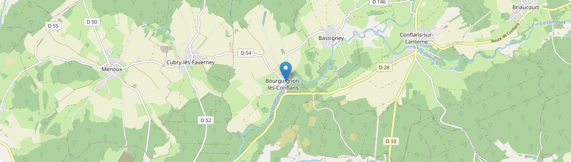 Bourguignon-lès-Conflans - Carte