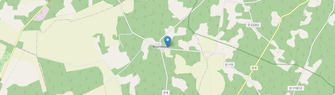 Bourideys - Carte