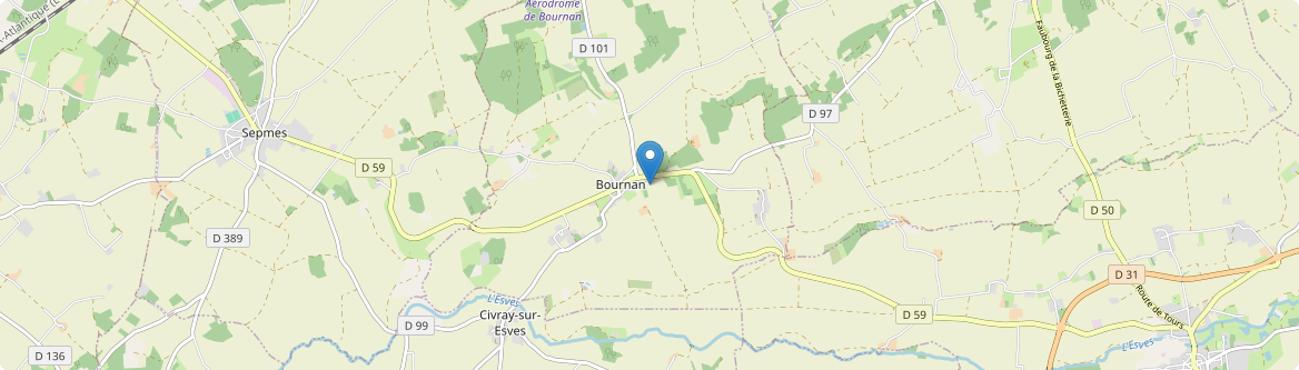 Bournan - Carte