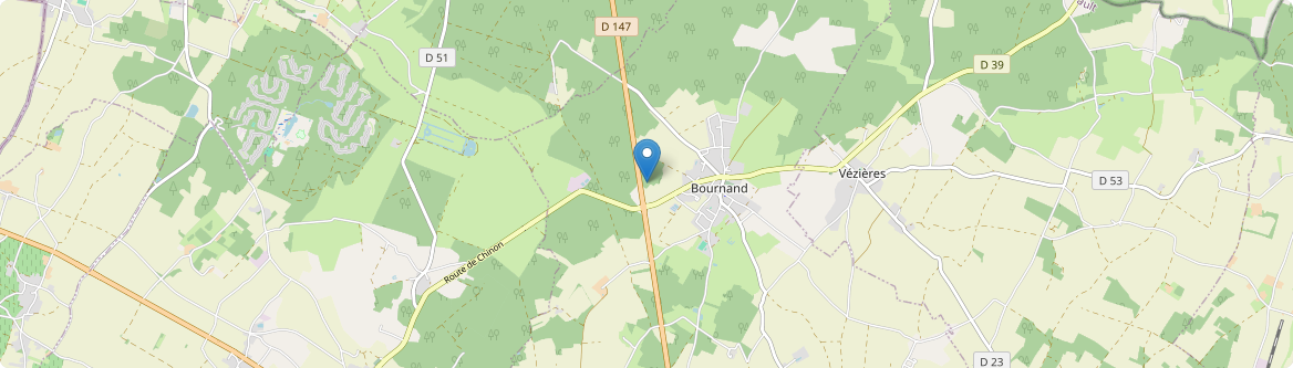 Bournand - Carte