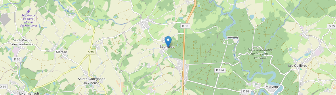 Bourneau - Carte