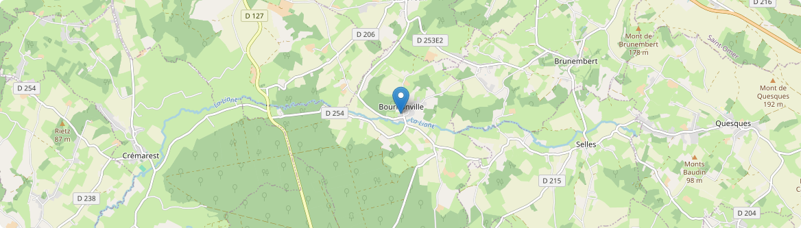 Bournonville - Carte