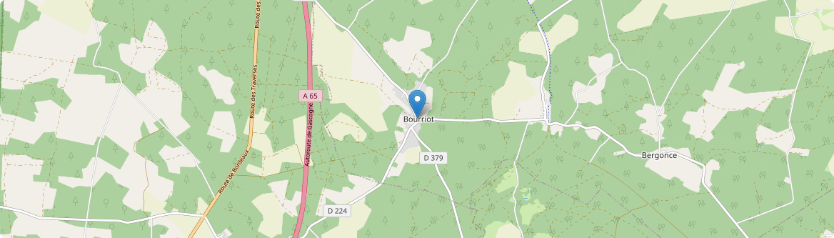 Bourriot-Bergonce - Carte