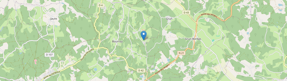 Bourrou - Carte