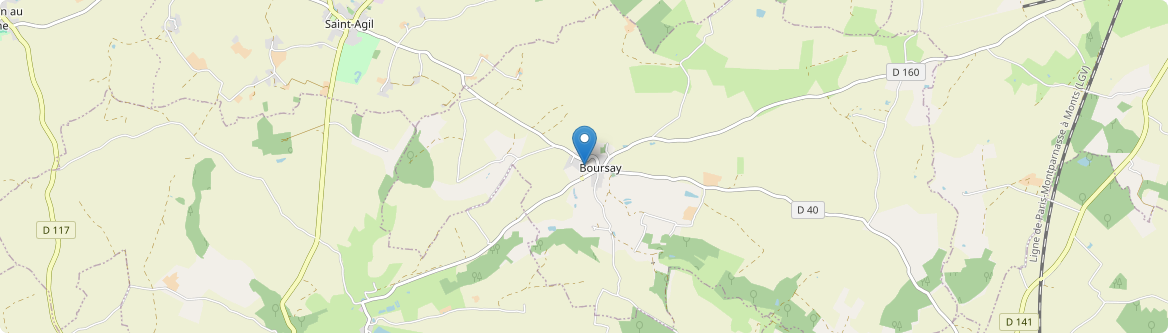 Boursay - Carte