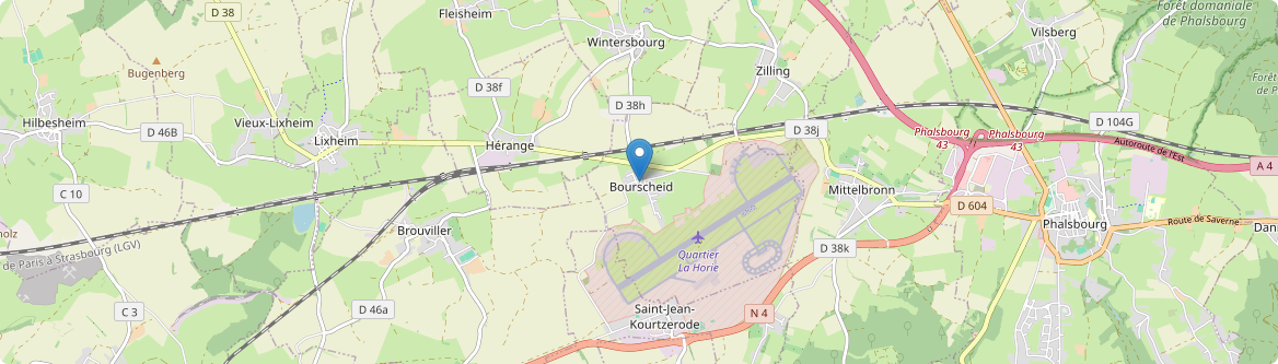 Bourscheid - Carte