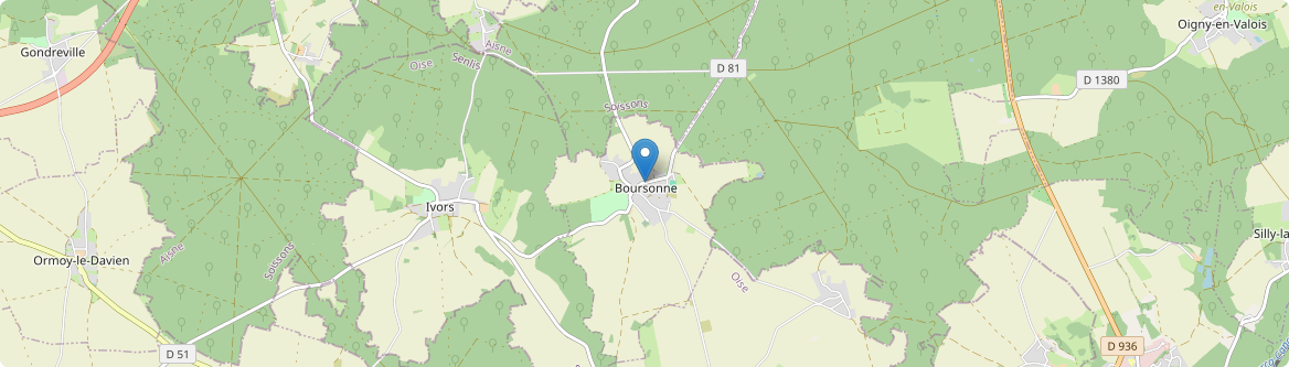 Boursonne - Carte
