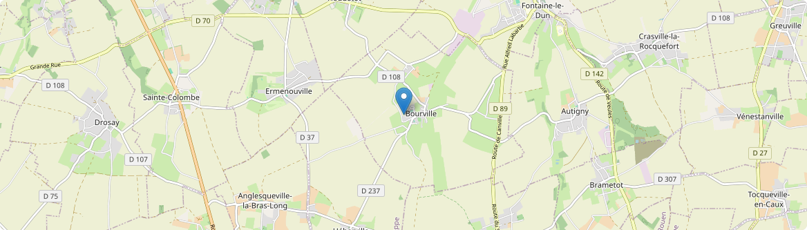 Bourville - Carte